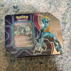 Pokemon Iron Crown EX Tin with Blue and Silver Accents